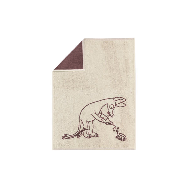 Moomin Towel | Sniff | 50x70 | Beige, Moomin Arabia
