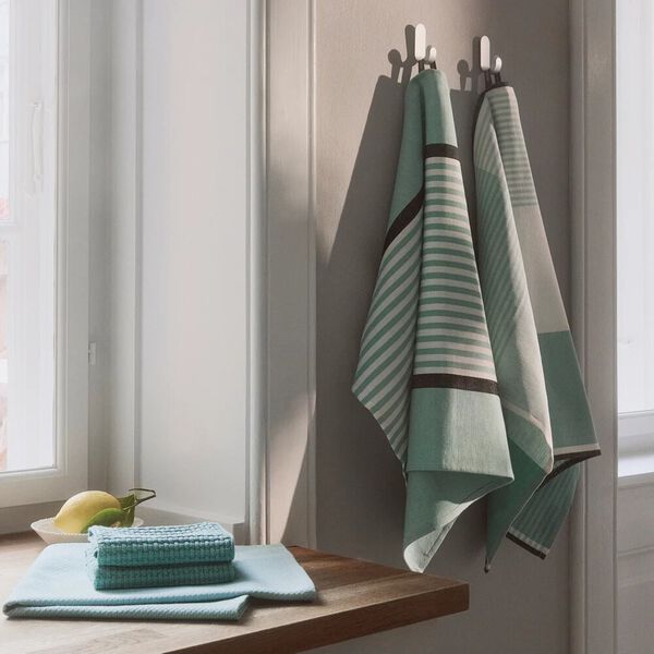 ABILD Tea Towel, deep glass, Georg Jensen Damask