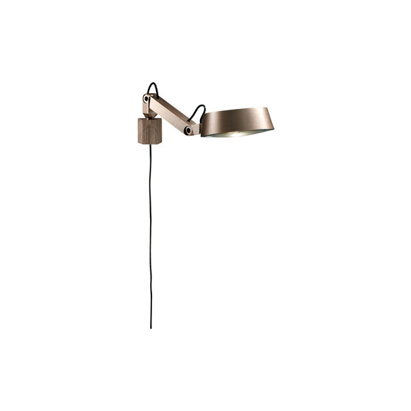 DARK W1 vägglampa, rose gold, LIGHT-POINT