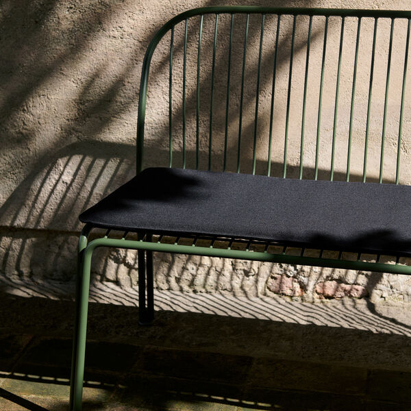 Thorvald SC111 Outdoor Dining Bench, bronze green, &Tradition