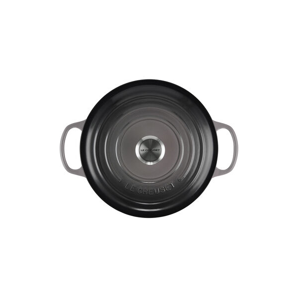 Signature gjutj&auml;rn rund gryta &Oslash; 26 cm, flint, Le Creuset