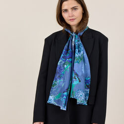 ROYAL GARDEN Scarf, blue ROYAL GARDEN Scarf, blue, Bella Ballou