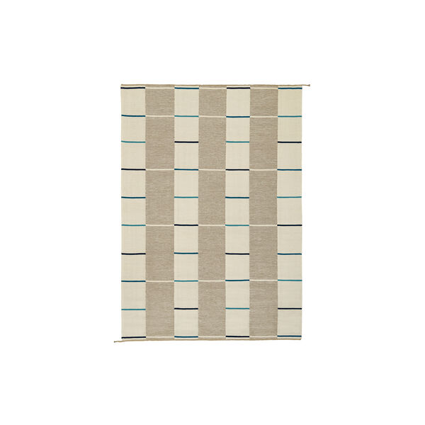Rug VK-11, grey/white/blue, NORDICMODERN