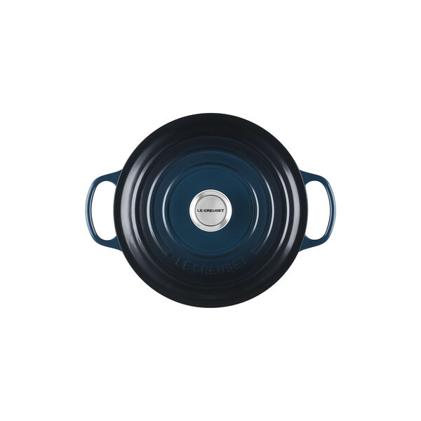 Signature gjutj&auml;rn rund gryta &Oslash; 26 cm, nuit, Le Creuset