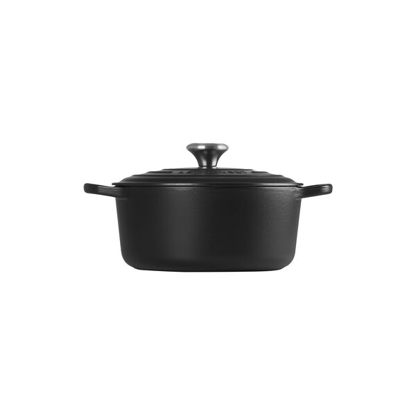 Signature gjutj&auml;rn rund gryta &Oslash; 24 cm, matte black, Le Creuset