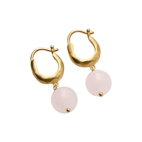 Blush Earrings, gold plated, Pernille Corydon Jewellery