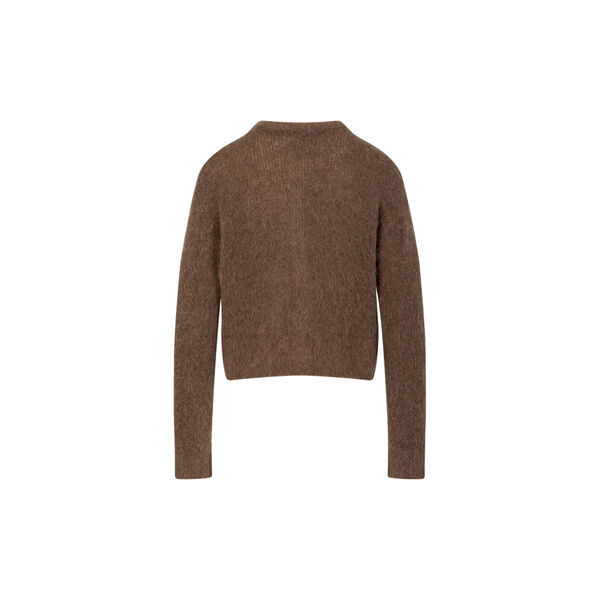 Knit cardigan in alpaca, mocca mousse, Coster Copenhagen