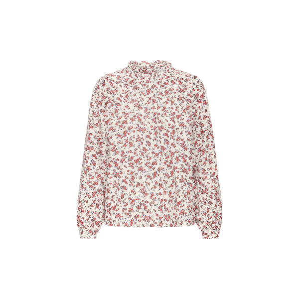 IH Qwina Shirt, blueprint outline flower, ICHI