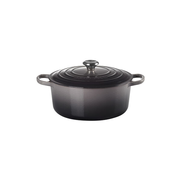 Signature gjutj&auml;rn rund gryta &Oslash; 28 cm, flint, Le Creuset