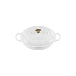 Signature gjutj&auml;rn buff&eacute;tgryta 30 cm, white, Le Creuset