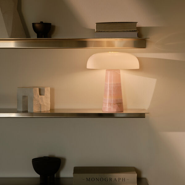 Glossy Mini bordslampa, pink, Design For The People