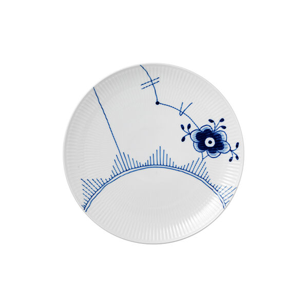 Blue Fluted Mega coupe tallrik, 27 cm, Royal Copenhagen