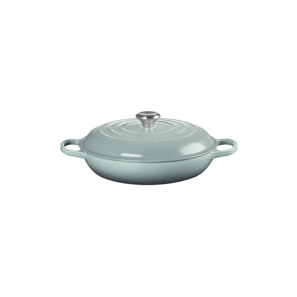 Signature gjutj&auml;rn buff&eacute;tgryta 30 cm, sea salt, Le Creuset