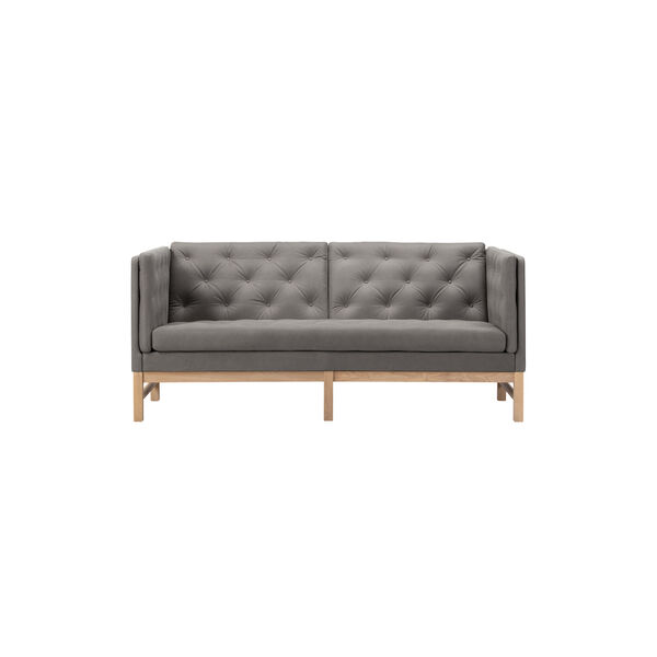 EJ315 2.5 Seater Sofa, stone/soaptreated oak, Fredericia Furniture