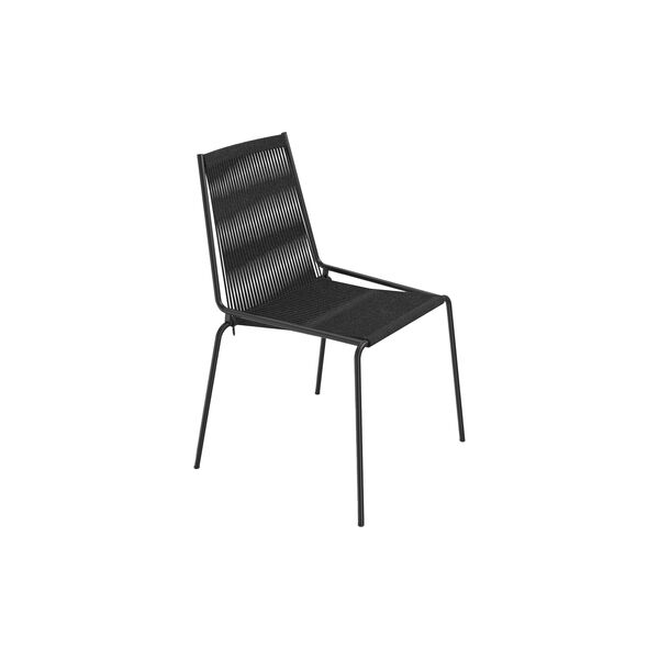 Noel Chair, black/black linen, Thorup Copenhagen