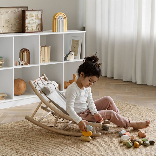 Wood Toddler Rocker, oak/nature Wood Toddler Rocker, oak/nature, Oliver Furniture