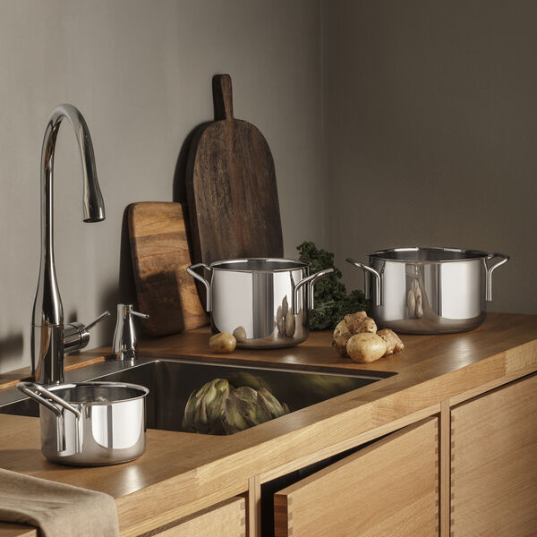 Stainless Steel Kastrull 1,1 L, Eva Trio