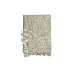 KATTEFOT Throw, light grey, R&oslash;ros Tweed