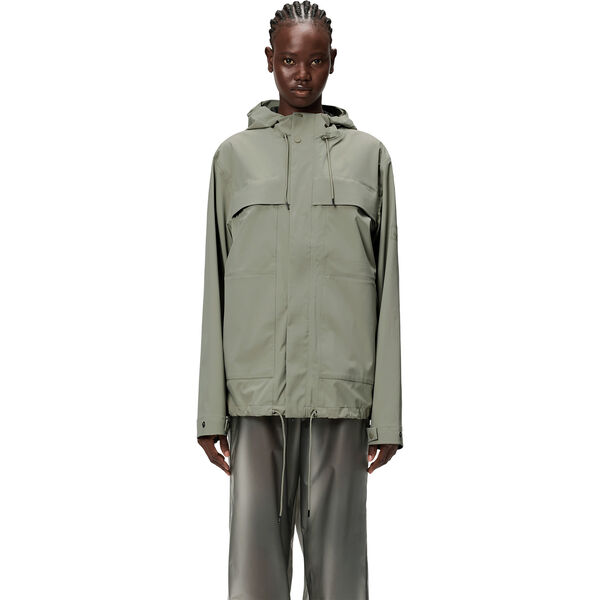 Suva Hardshell Cargo Jacket, drift, Rains