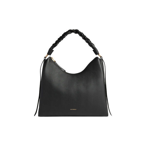 Boheme Grana Double Handbag, noir/cognac, Coccinelle