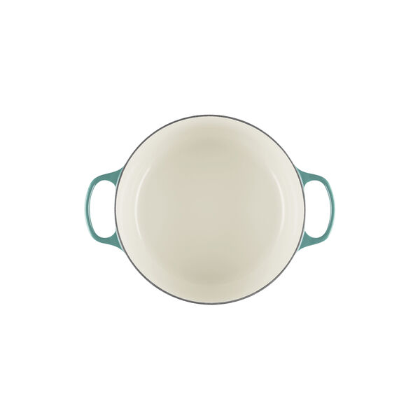 Signature gjutj&auml;rn rund gryta &Oslash; 28 cm, bleu riviera, Le Creuset