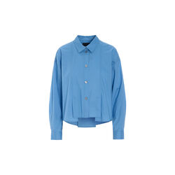 Core cotton skjorta med veck, lake blue, BITTE KAI RAND