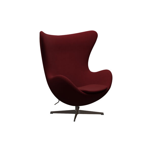 &Auml;gget&trade; 3316 Loungestol, Christianshavn 1140 red uni/brown bronze, Fritz Hansen