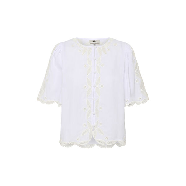 KBErlinda Blouse, bright white, Karen by Simonsen