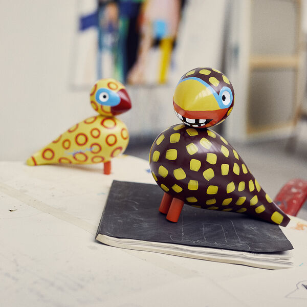 Sångfågel x Leif Sylvester 2025, blue eyes, Kay Bojesen Denmark