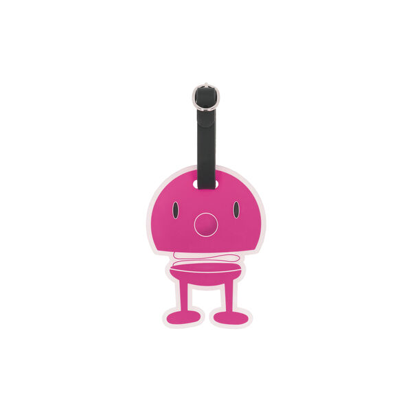 Hoptimist Bag tag, pink, Hoptimist