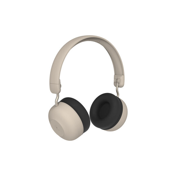 Buzz Safe Audio ANC headphones, ivory sand, Kreafunk