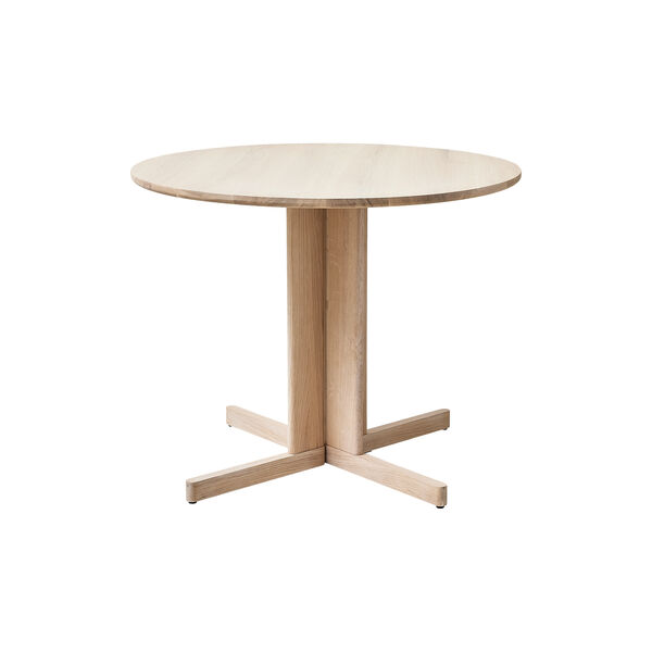 Trefoil Round Table, white oak Trefoil Round Table, white oak, Form & Refine