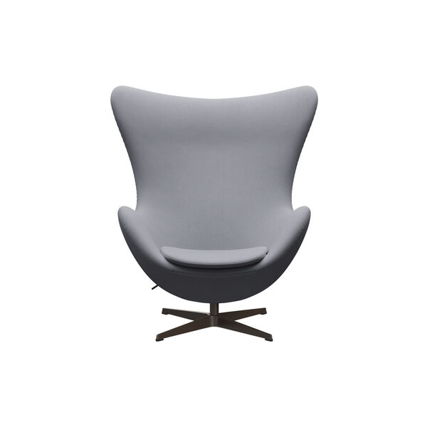 &Auml;gget&trade; 3316 Loungestol, Christianshavn 1170 light grey uni/brown bronze, Fritz Hansen