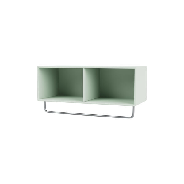 COAT Shelf with Clothes Rack, 161 mist, Montana Furniture