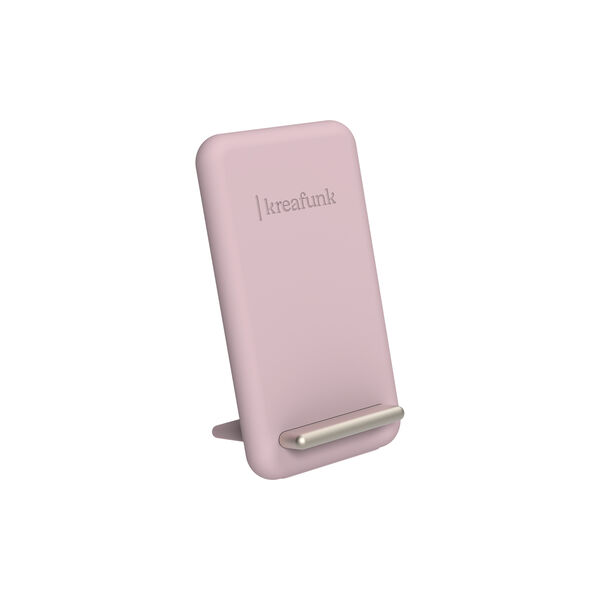 reCHARGE trådlös powerbank, dusty rose, Kreafunk