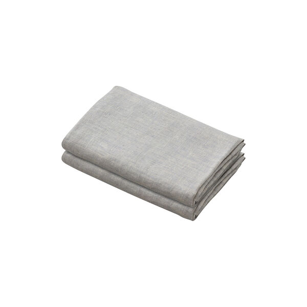 Linen Kitchen Towel, grey, Aiayu