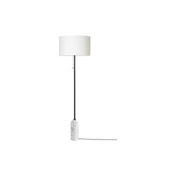 Gravity golvlampa, vit marmor/vit, GUBI
