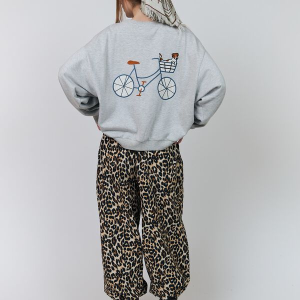 SydneyLL Dog Sweatshirt LS, light grey melange, Lollys Laundry