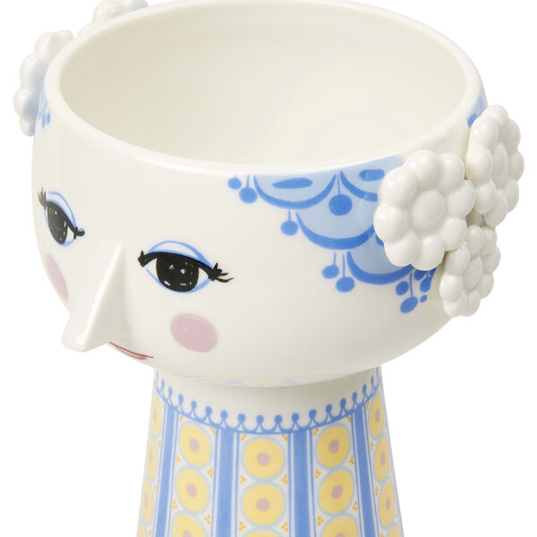 Eva vas 18,5 cm, bl&aring;, Bj&oslash;rn Wiinblad