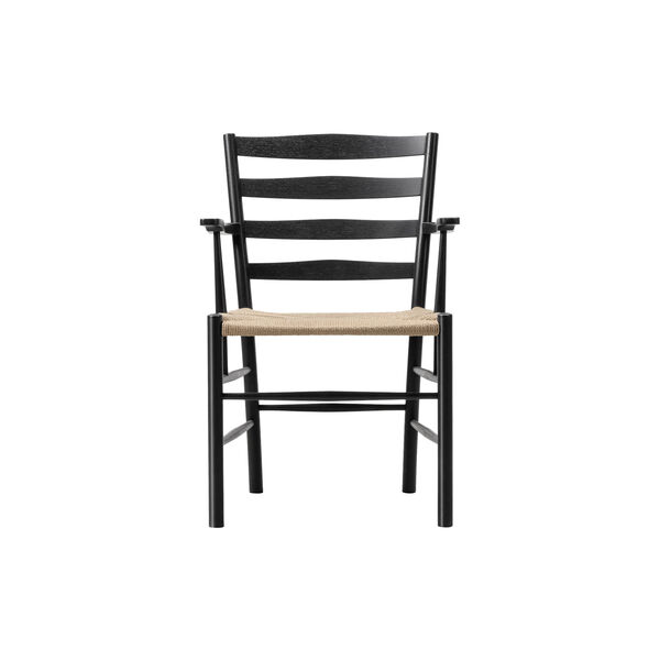 Klint Armchair, svart lacquered oak, Fredericia Furniture