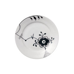 Black Fluted Mega tallrik nr. 6 &Oslash; 19 cm, Royal Copenhagen