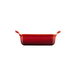 Heritage rektangulärt fat 19 cm, cerise, Le Creuset