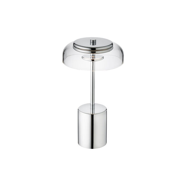Blossi Table Mini Portable, chrome, Nuura