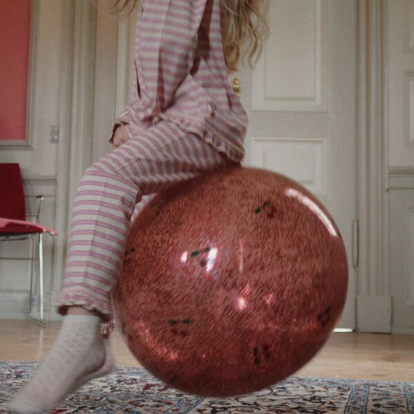Glitter Jump Ball, cherry, Konges Sl&oslash;jd