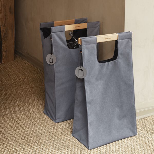 Recycling Waste Bin Bag, dark grey, Eva Solo