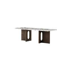 Androgyne Lounge Table | Dark Stained Oak/Calacatta Viola, Audo Copenhagen