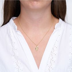 Linn halsband, silverpläterad, Pure by Nat