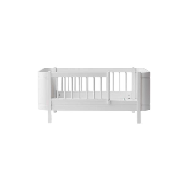 Wood Mini+ Cot Bed incl. Junior Kit 68x122/162 cm, white, Oliver Furniture