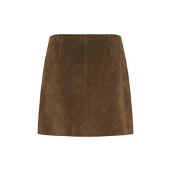 KBEbba Suede Skirt, partridge, Karen by Simonsen