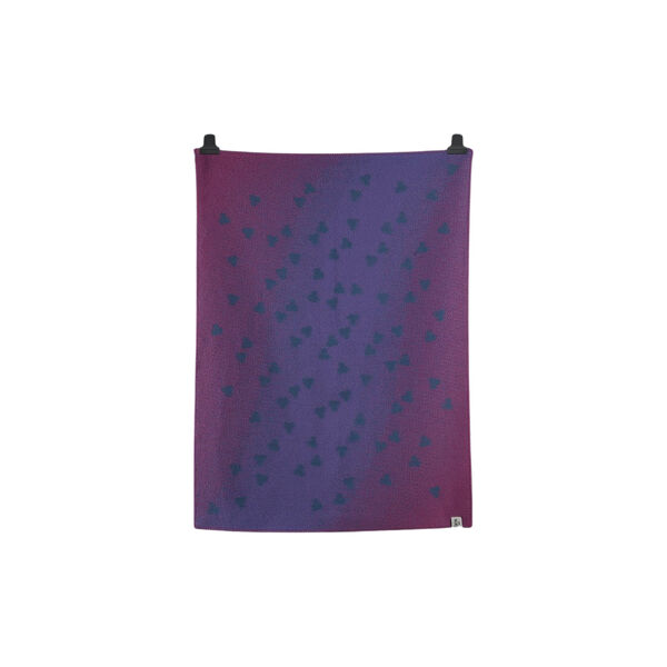 MELVIN Half Size Throw, purple/pink, Røros Tweed